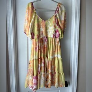 ARULA Plus Size Floral Dress